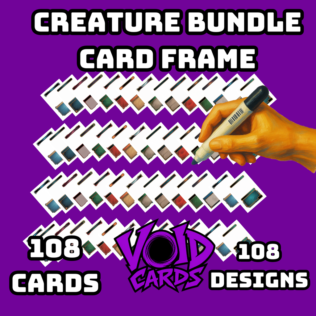 VoidCards Creature Frame Bundle — 108 Framed Cards