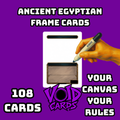 Ancient Egyptian Frame Cards
