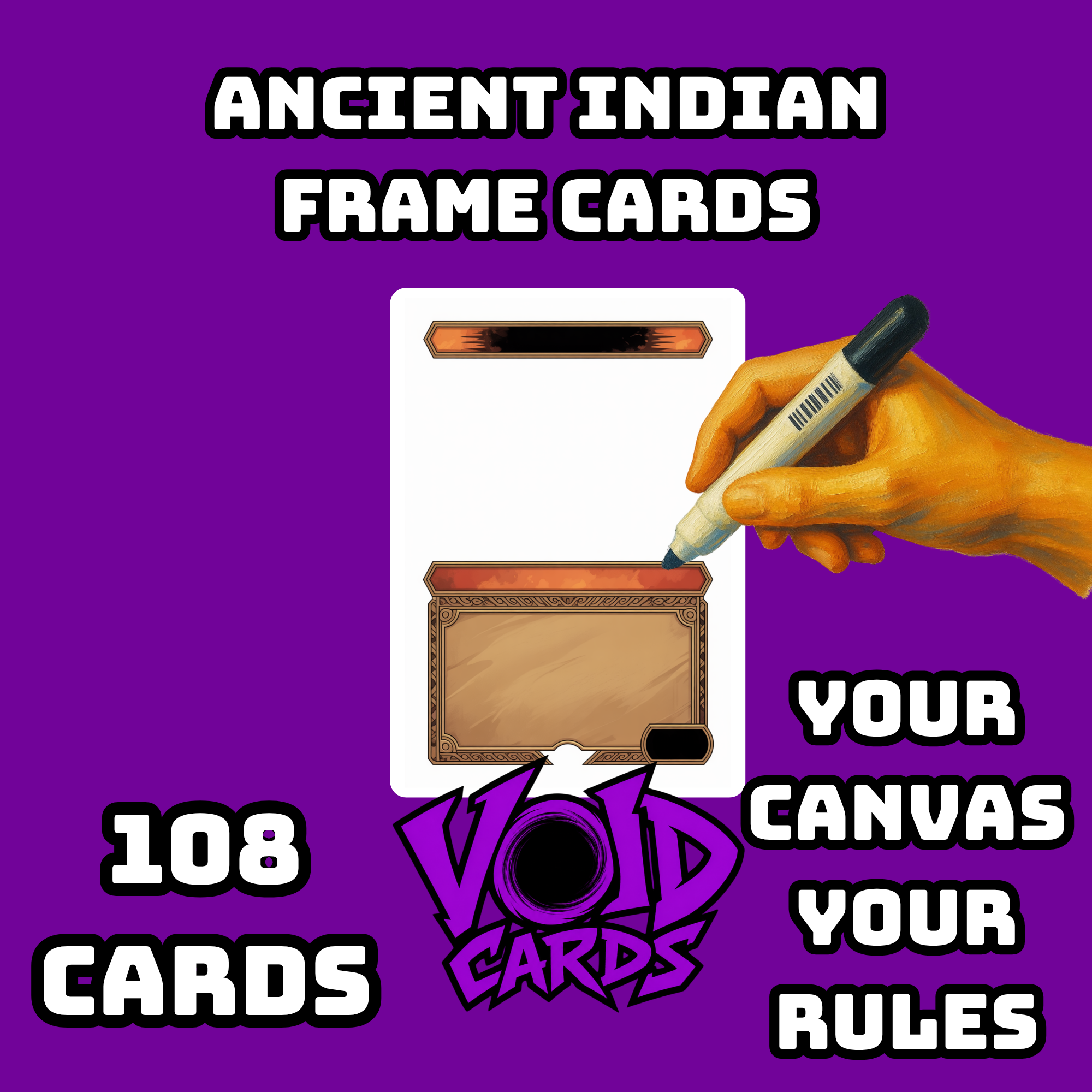 Ancient Indian Frame Cards