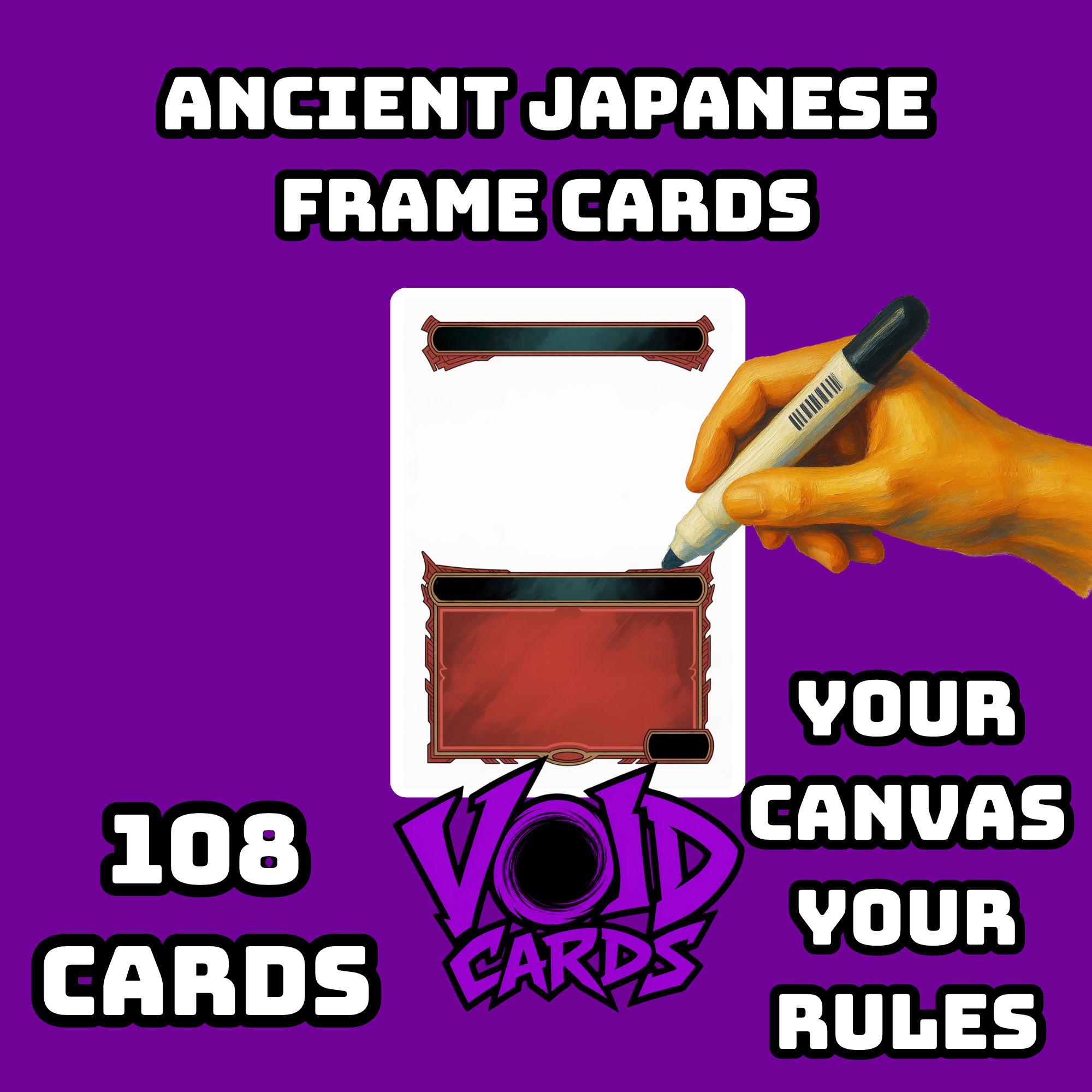 Ancient Japanese Frame Cards