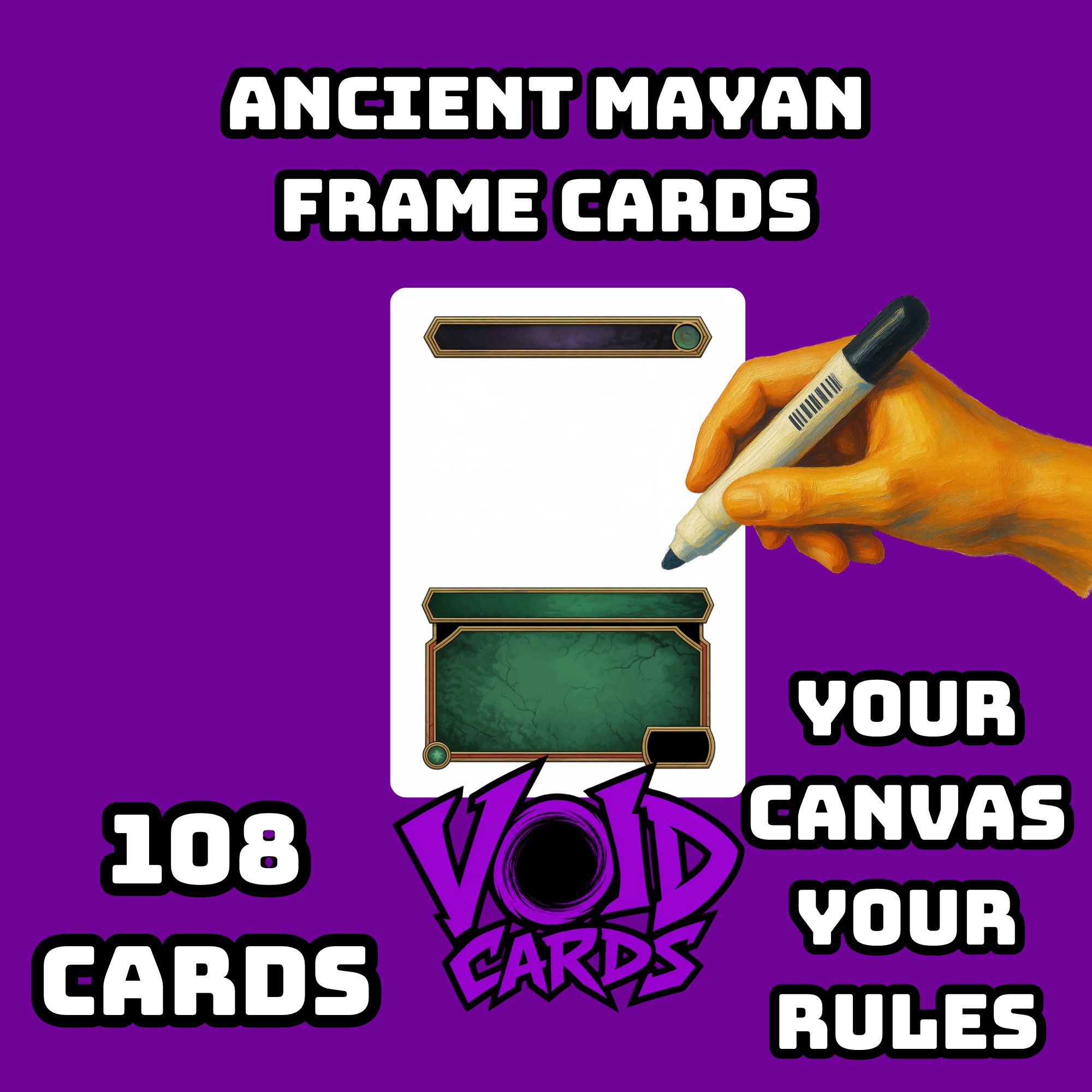Ancient Mayan Frame Cards