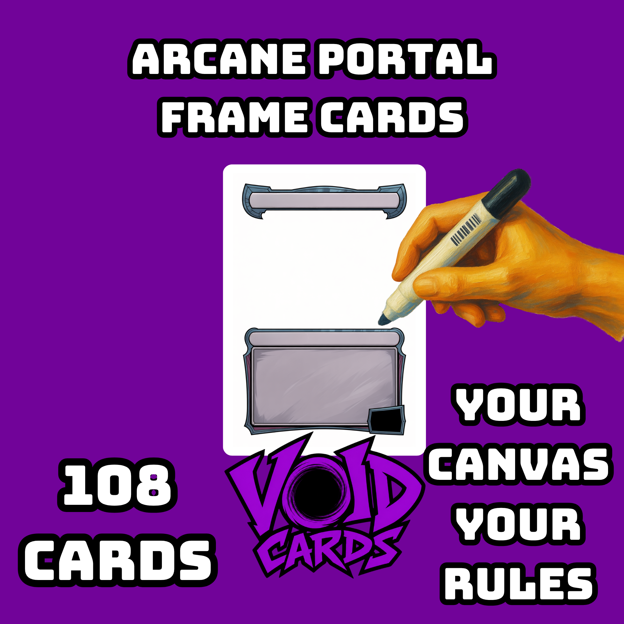 Arcane Portal Frame Cards