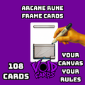 Arcane Rune Frame Cards