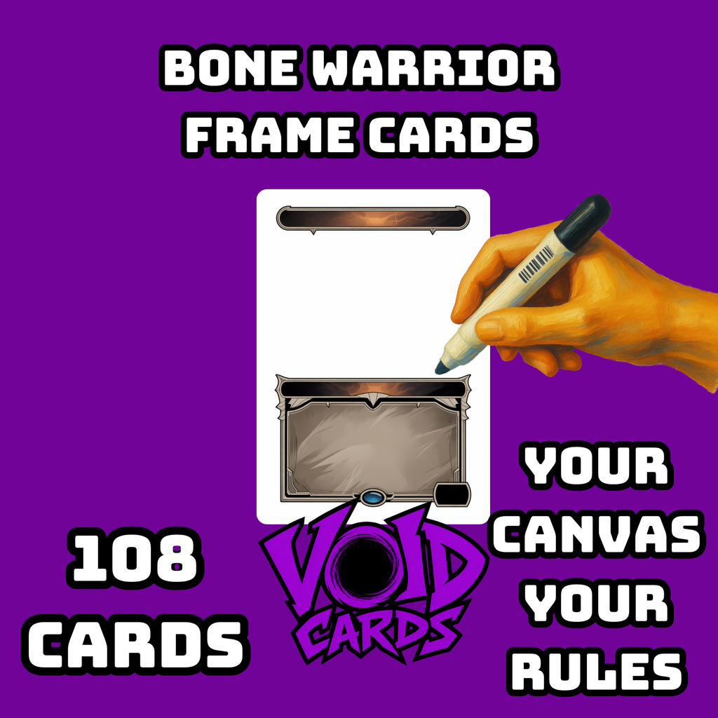 Bone Warrior Frame Cards