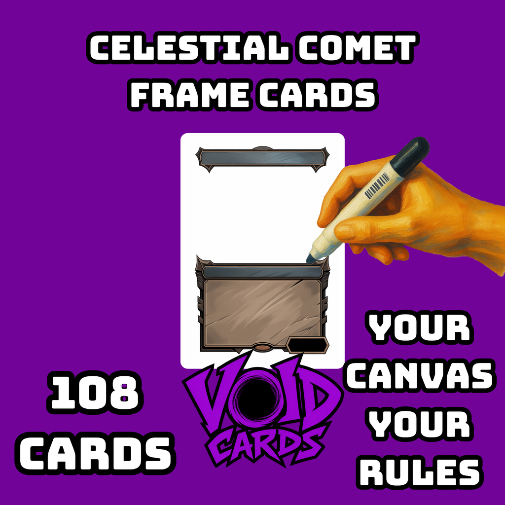 Celestial Comet Frame Cards