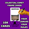 Celestial Comet Frame Cards