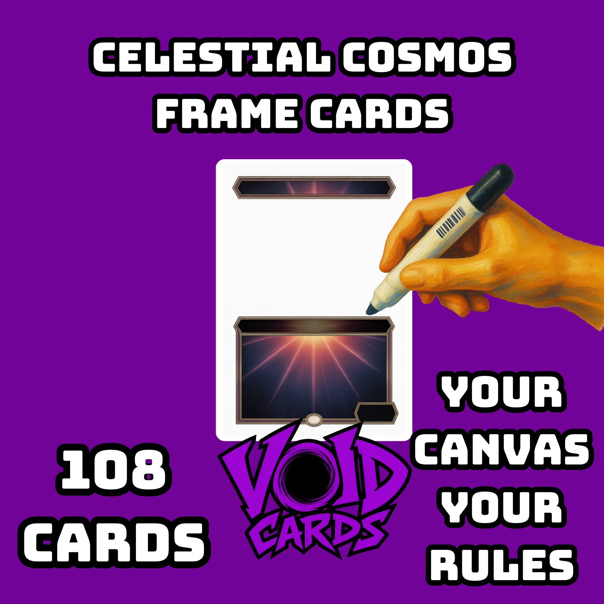 Celestial Cosmos Frame Cards