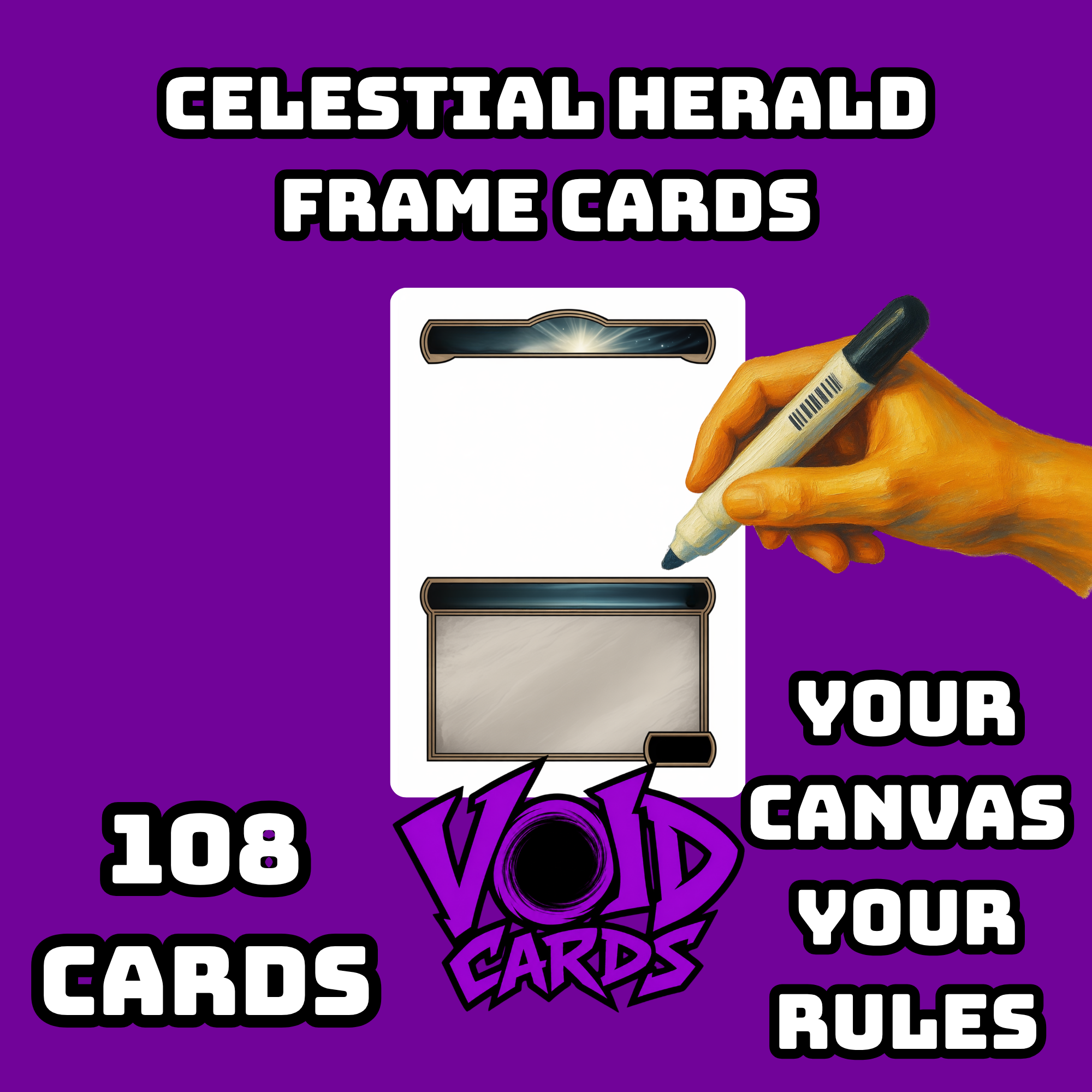 Celestial Herald Frame Cards