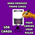 Dark Mermaid Frame Cards
