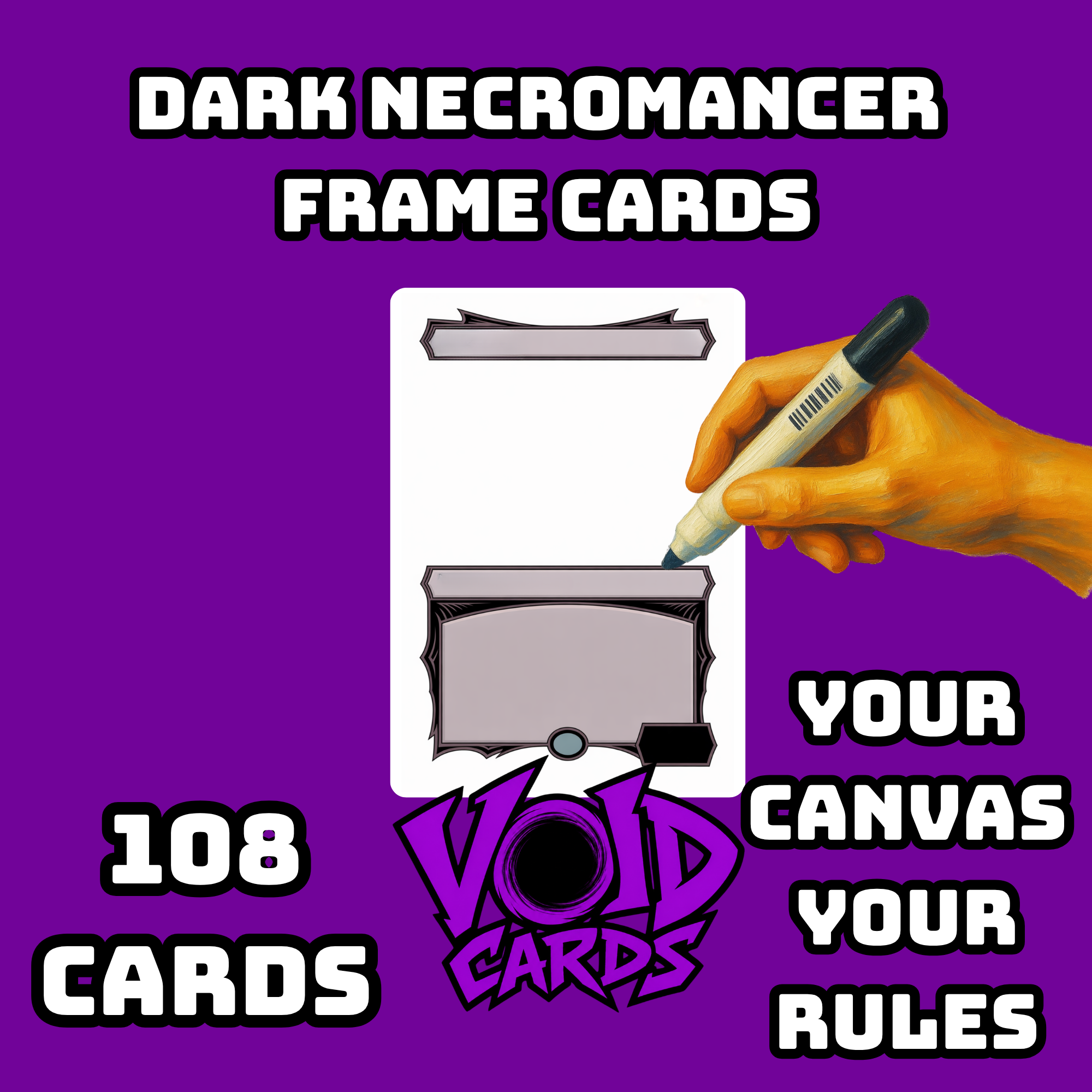 Dark Necromancer Frame Cards