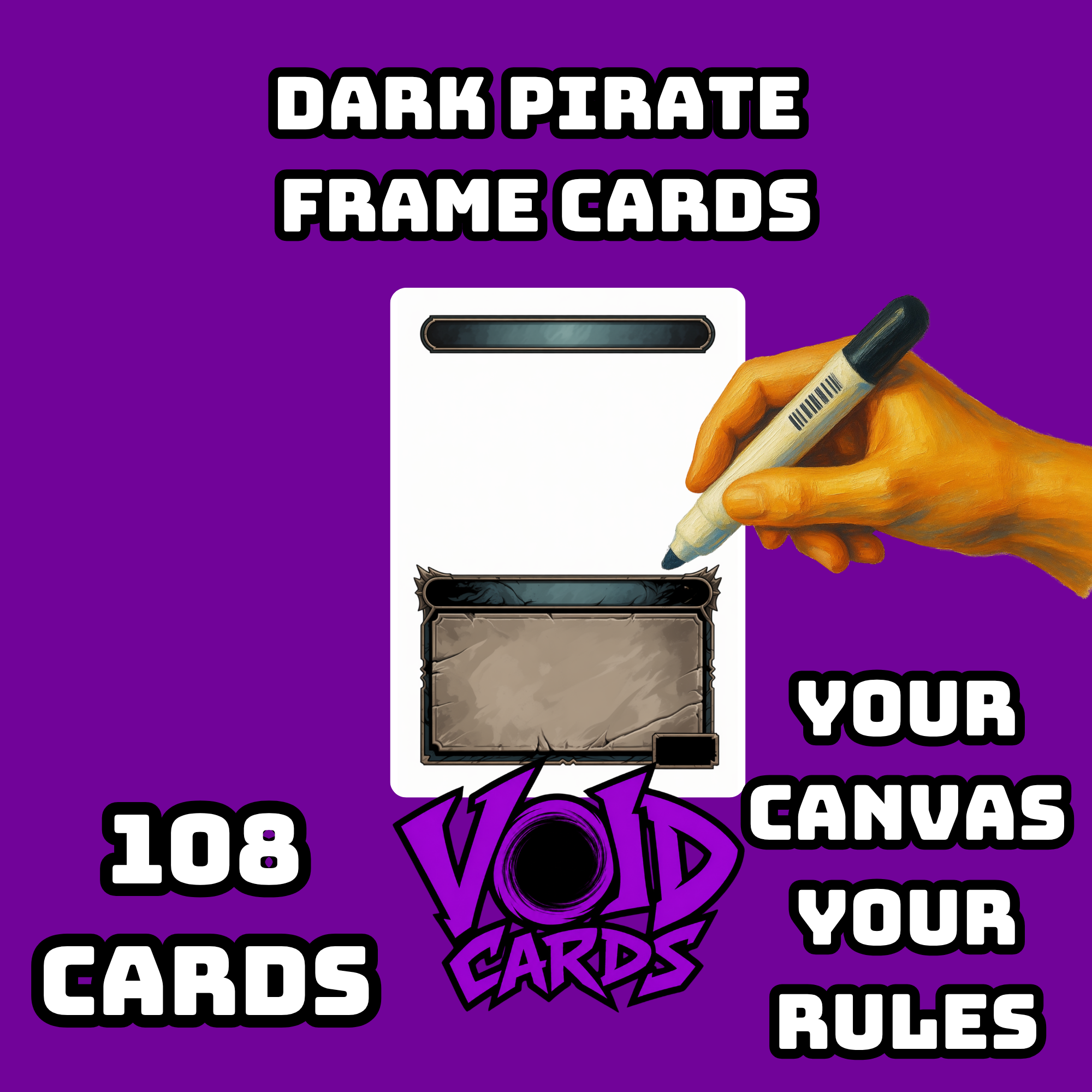 Dark Pirate Frame Cards