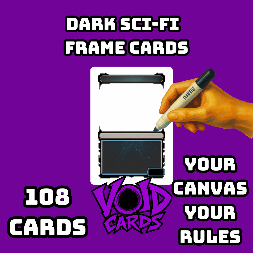 Dark Sci-Fi Cyberpunk Frame Cards