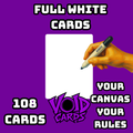 Full White Cards Frame - 108 cards pack