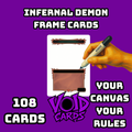 Infernal Demon Frame Cards