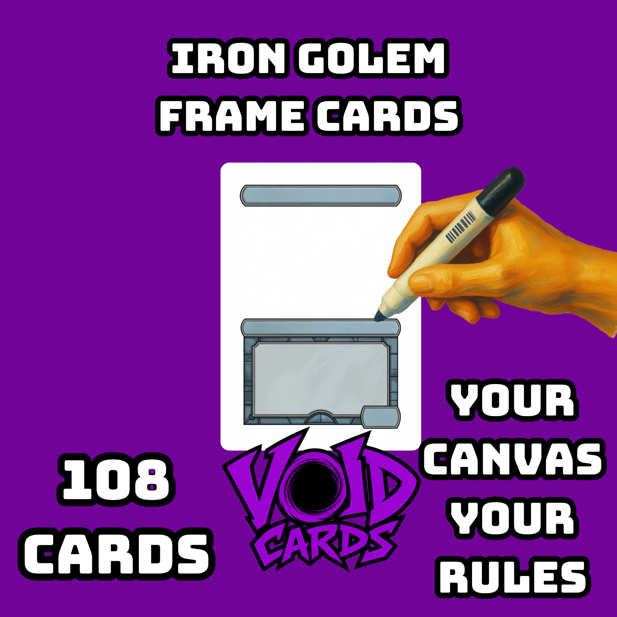 Iron Golem Frame Cards