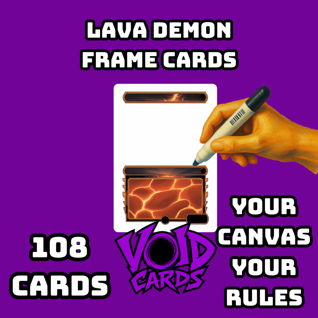 Lava Demon Frame Cards
