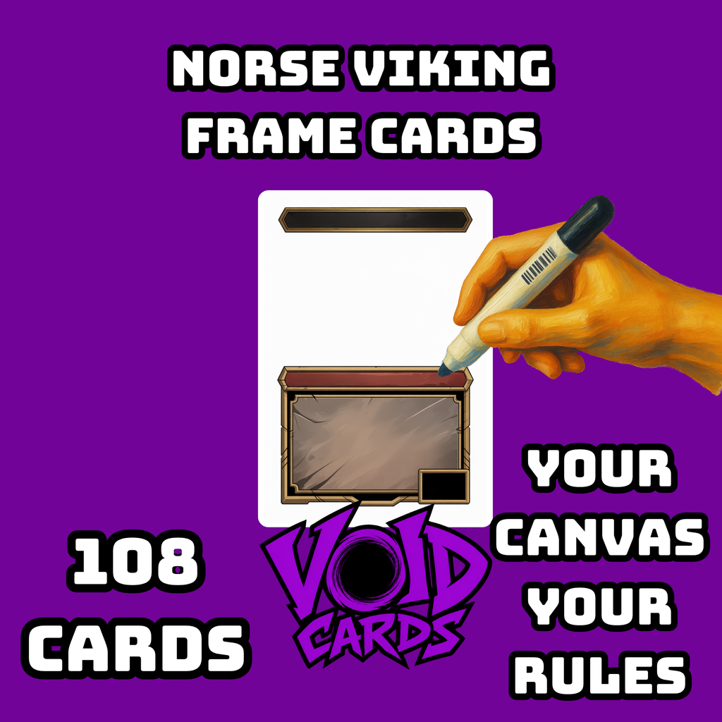 Norse Viking Frame Cards