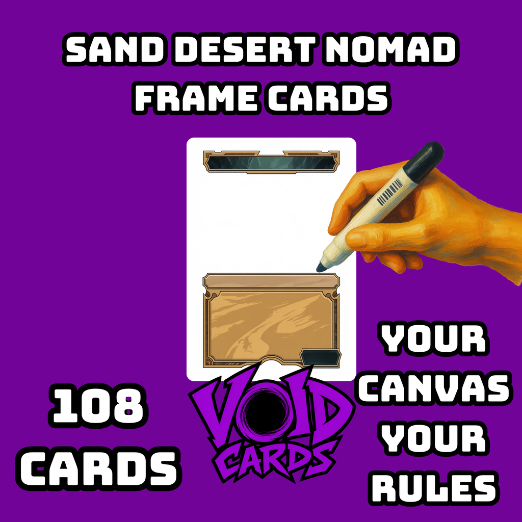 Sand Desert Nomad Frame Cards