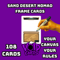 Sand Desert Nomad Frame Cards