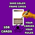 Sand Golem Frame Cards
