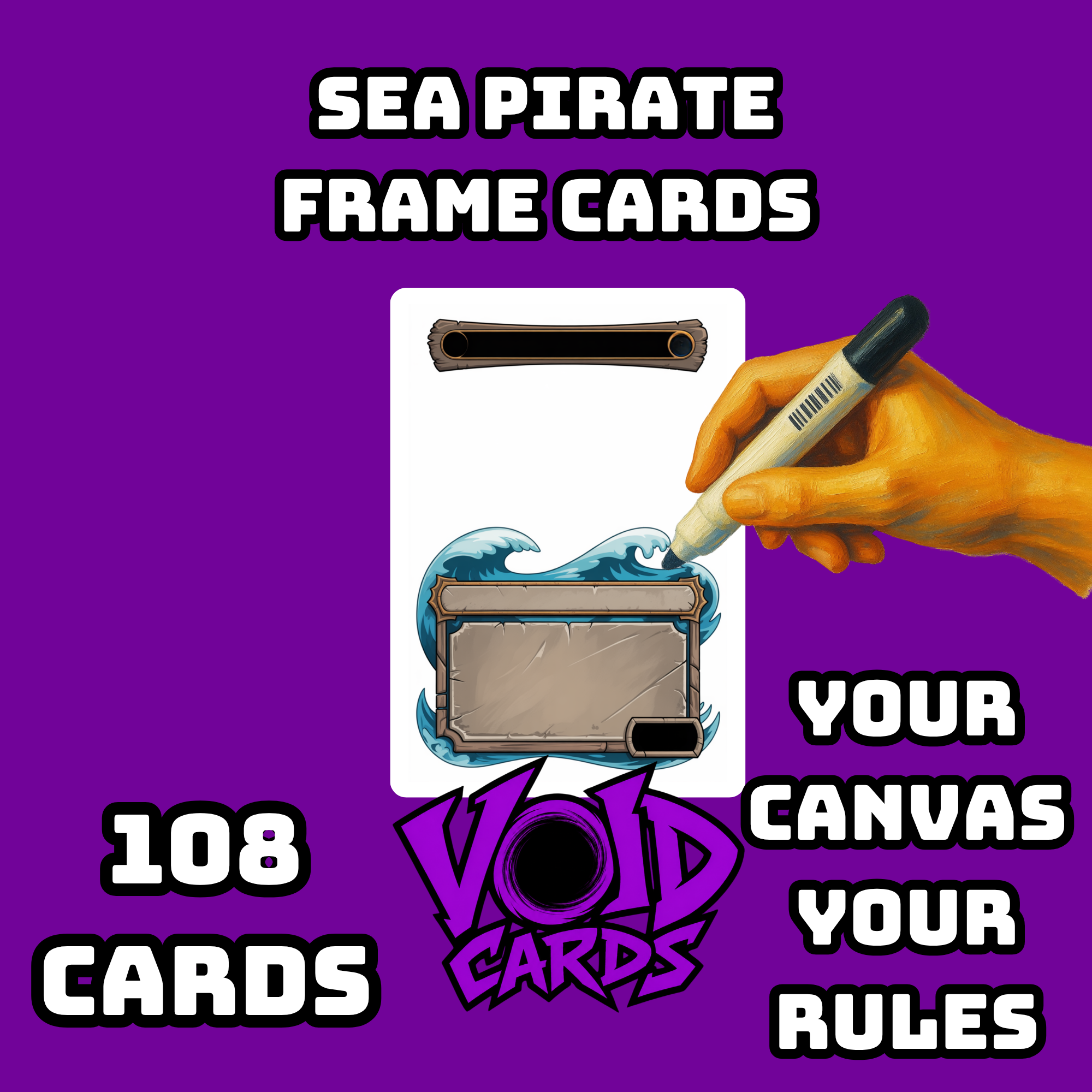 Sea Pirate Frame Cards