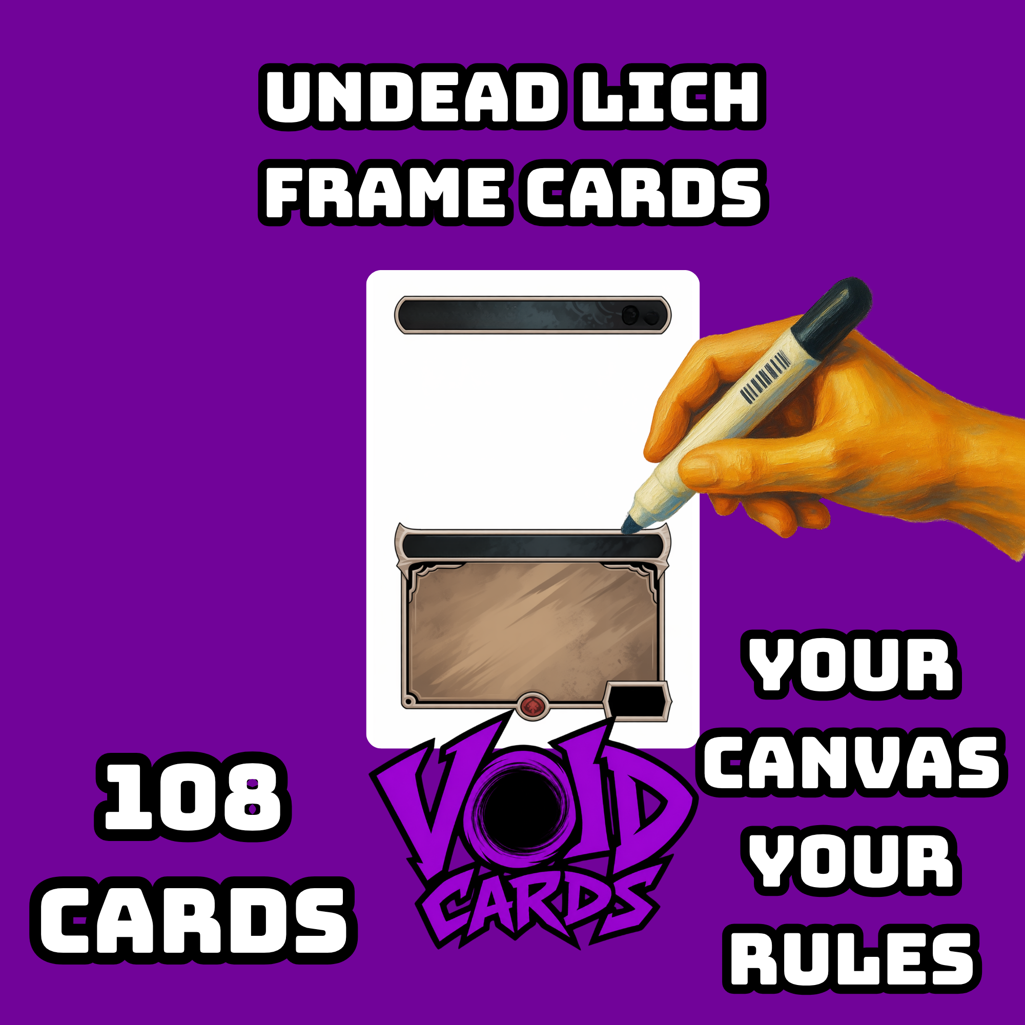 Undead Lich Frame Cards